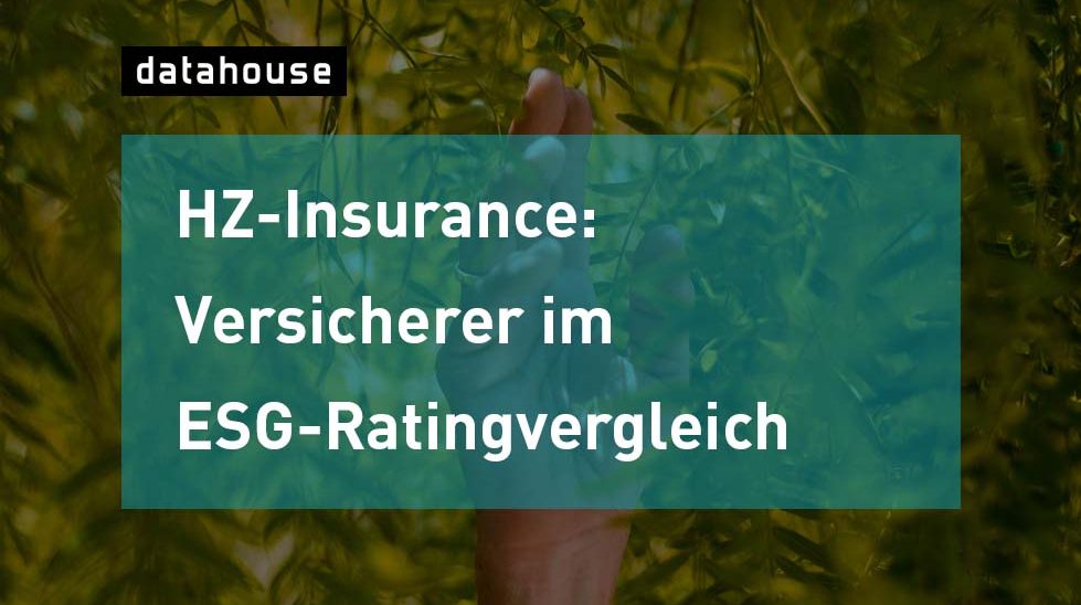 Versicherer im ESG-Ratingvergleich für HZ-Insurance
